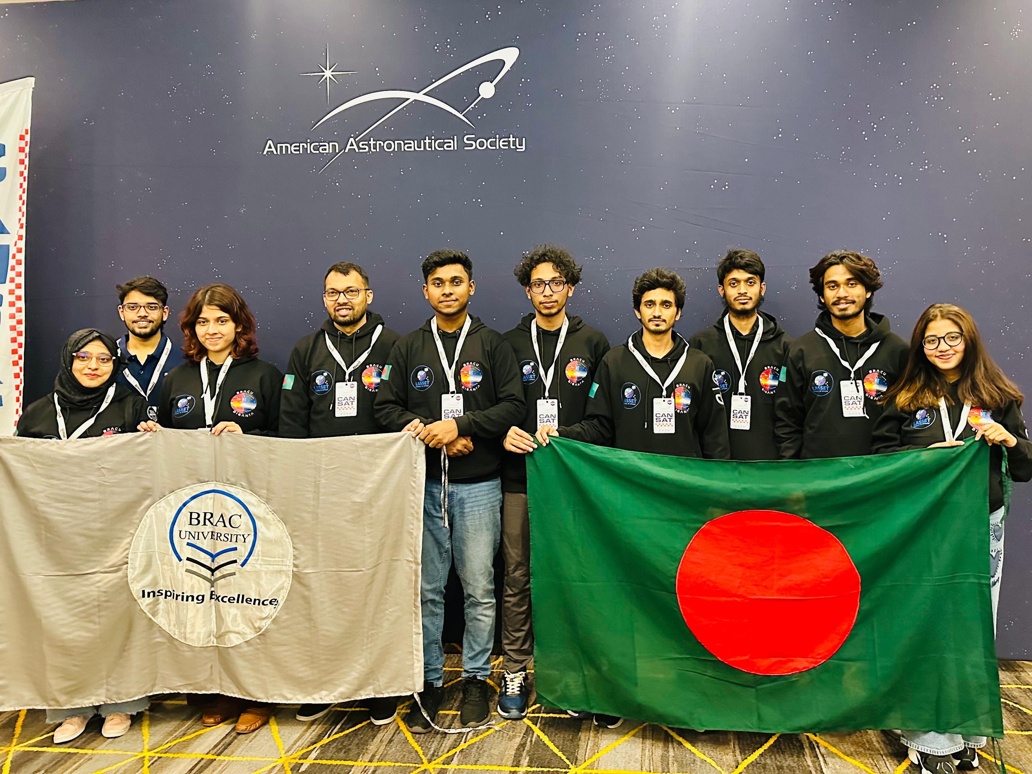 CanSat 2025 — a team, a flag, and the dream we flew across the ocean. - Virginia, USA