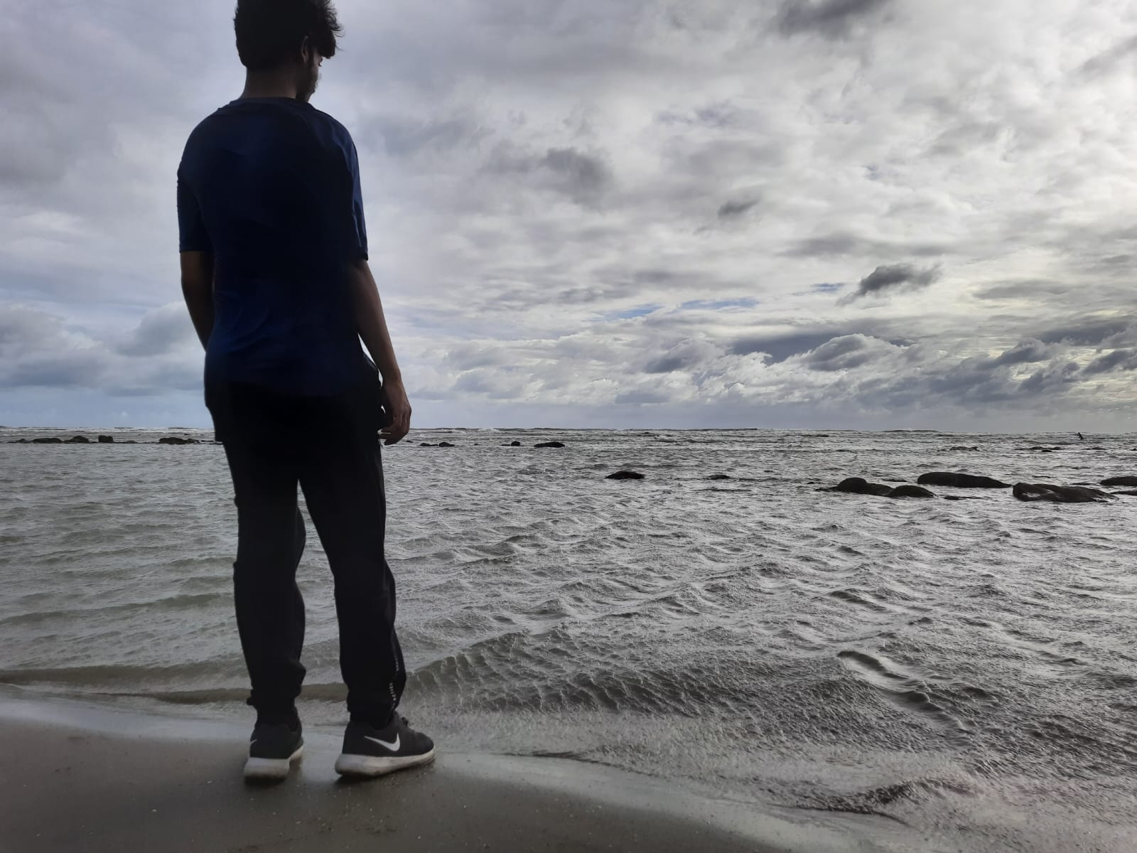 Facing the sea, finding the stillness between tides. - Cox’s Bazar, Bangladesh