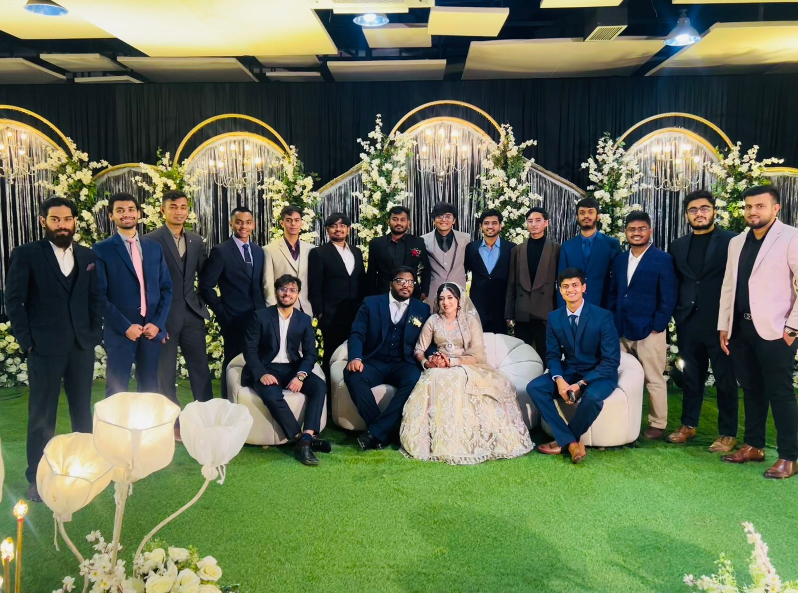 Laughter, friendship, and wedding joy — Kuril, Dhaka. - Kuril, Dhaka