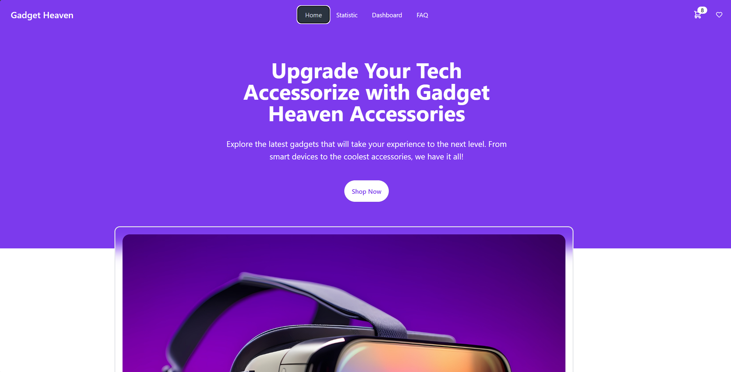 Gadget Heaven – Tech Discovery & Dashboard
