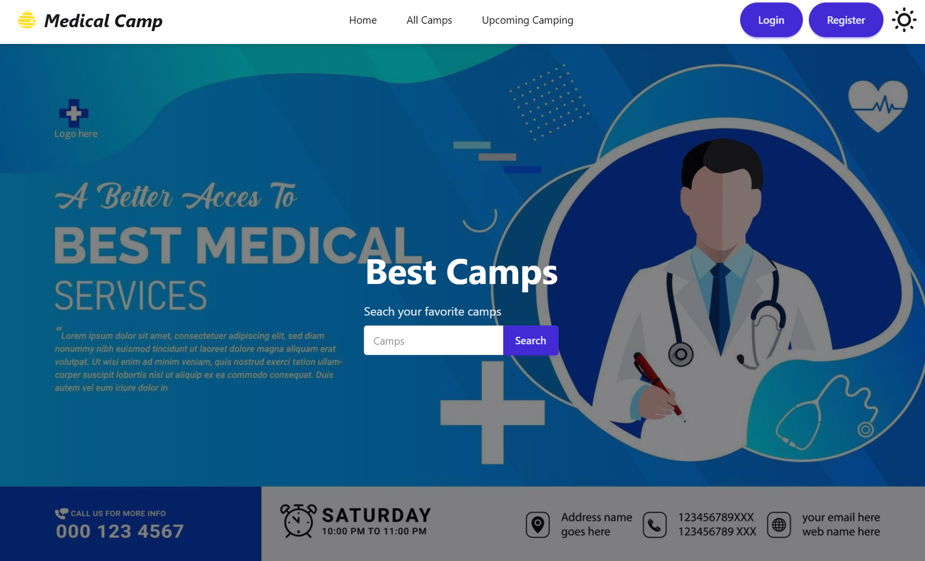 MediCamp – Medical Camp Booking Platform